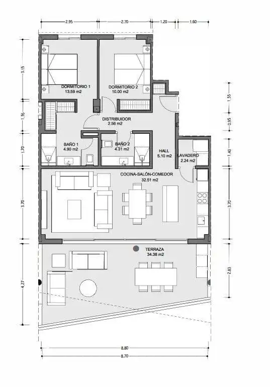 Apartamento con ascensor en venta en El Higuerón, imagen 22