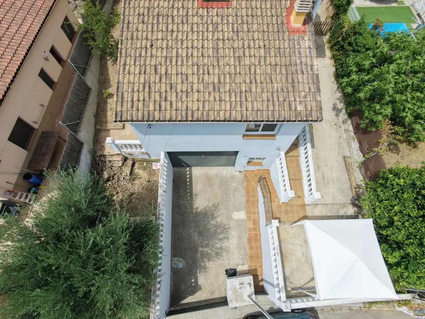 Vista exterior de Casa o xalet en venda en Bigues i Riells del Fai amb Aire condicionat, Calefacció i Jardí privat