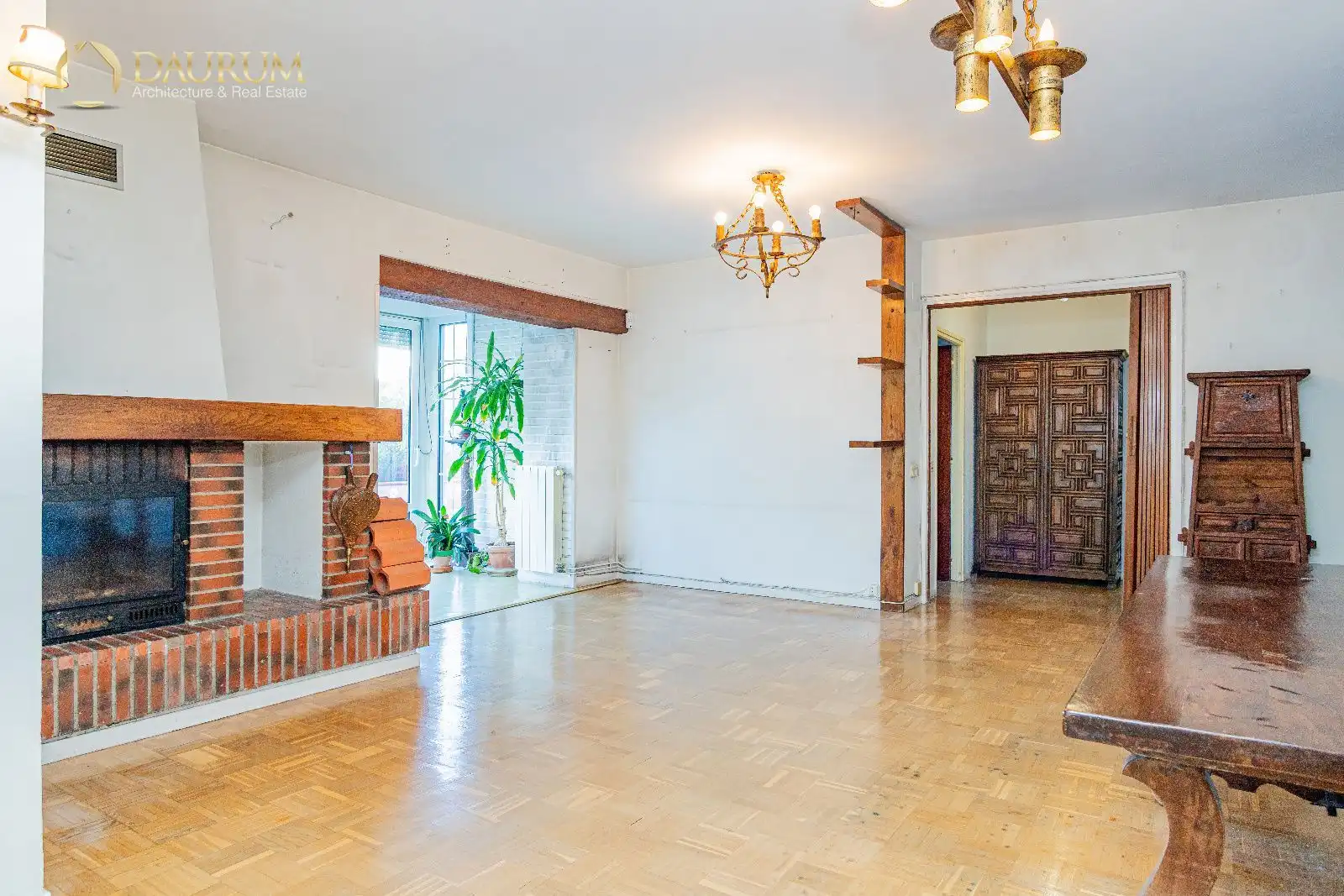 Sala d'estar de Àtic en venda en Madrid amb Calefacció, Terrassa i Traster
