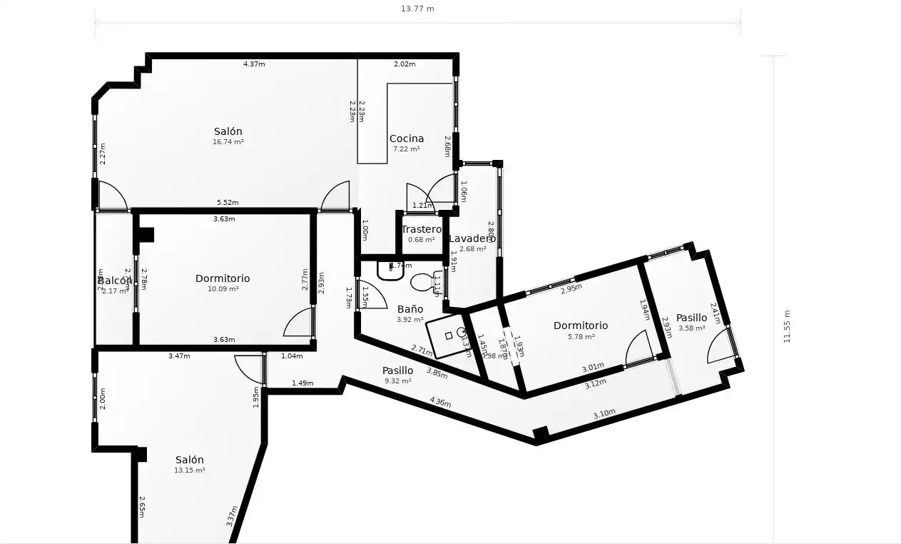 Piso en venta en Yátova
