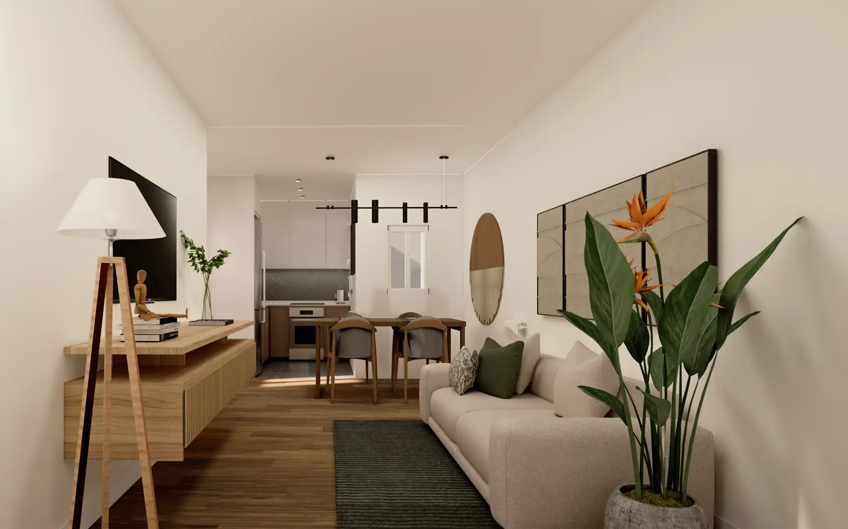 Wohnzimmer von Wohnung zum Verkauf in  Barcelona Capital