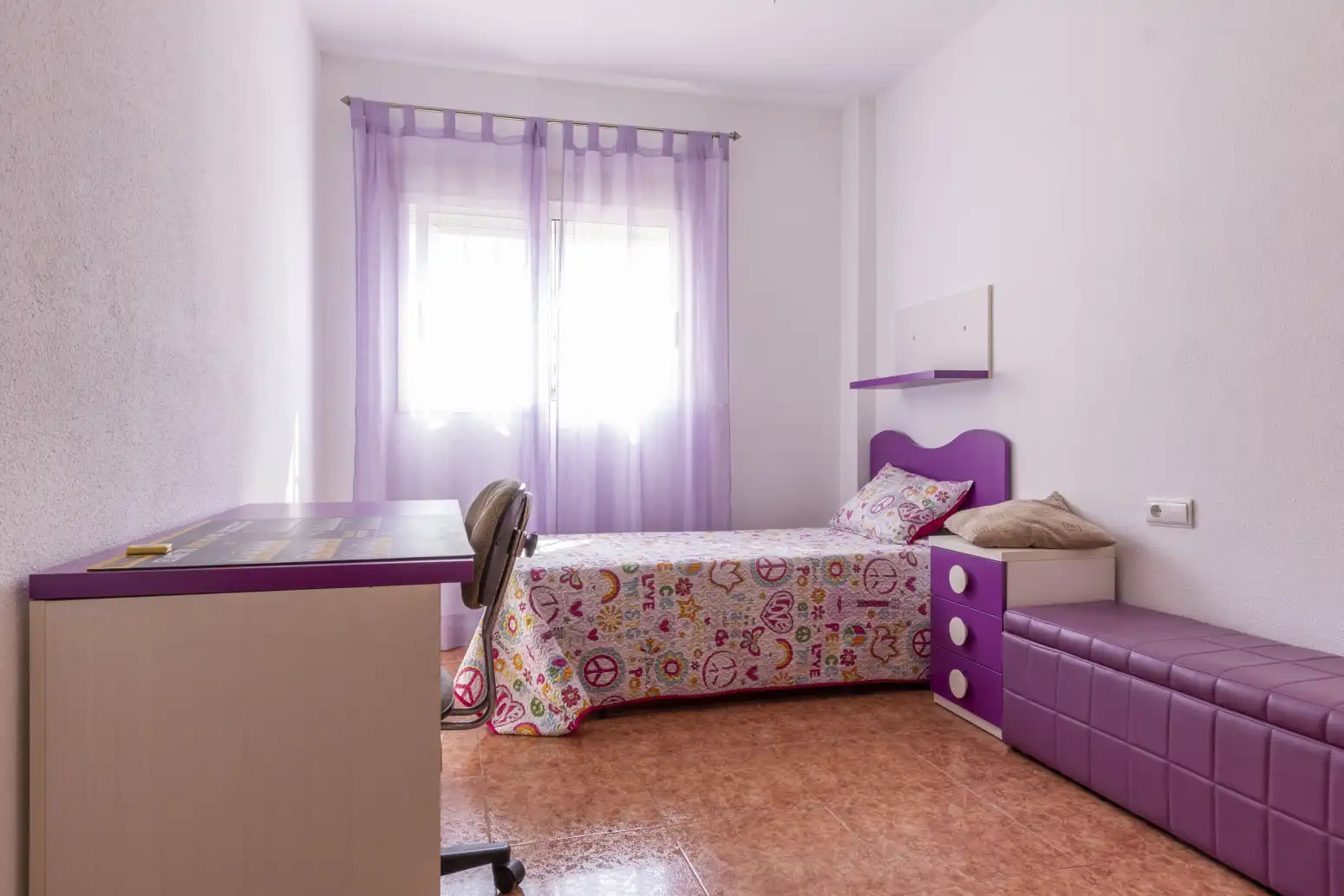 Habitación de Casa o chalet de alquiler en Vinalesa con Aire acondicionado, Terraza y Amueblado