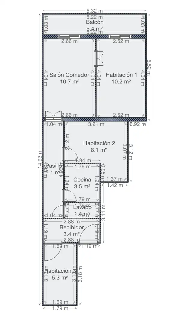 Piso en venta en Barcelona con Balcón
