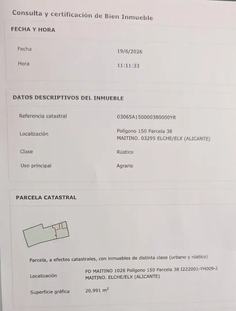 Residencial en venta en Elche / Elx