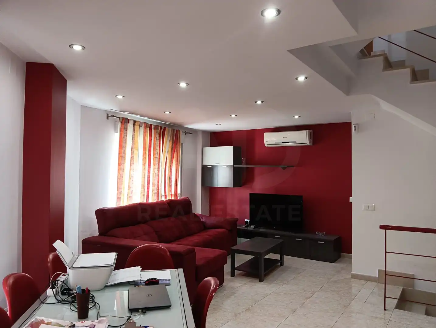 Sala de estar de Casa adosada en venta en Onda con Aire acondicionado, Calefacción y Terraza