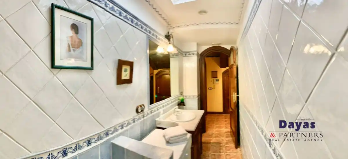 Baño de Finca rústica en venta en Rojales con Aire acondicionado, Jardín privado y Terraza