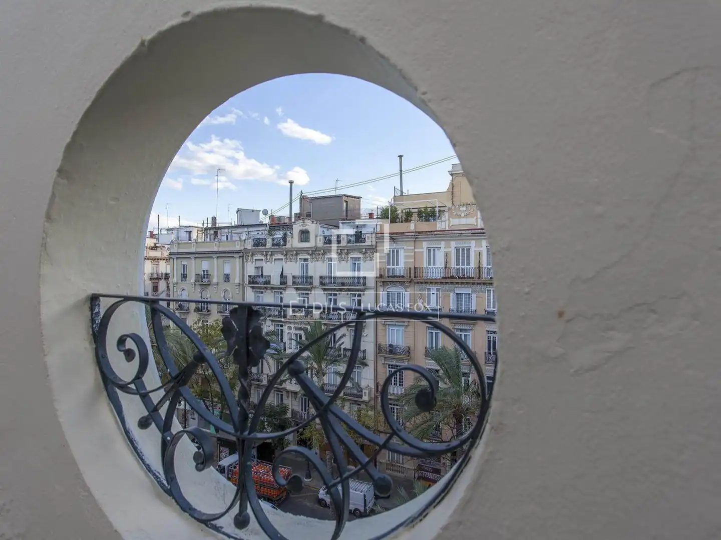 Terrasse von Dachboden zur Miete in Valencia mit Klimaanlage, Heizung und Parkett