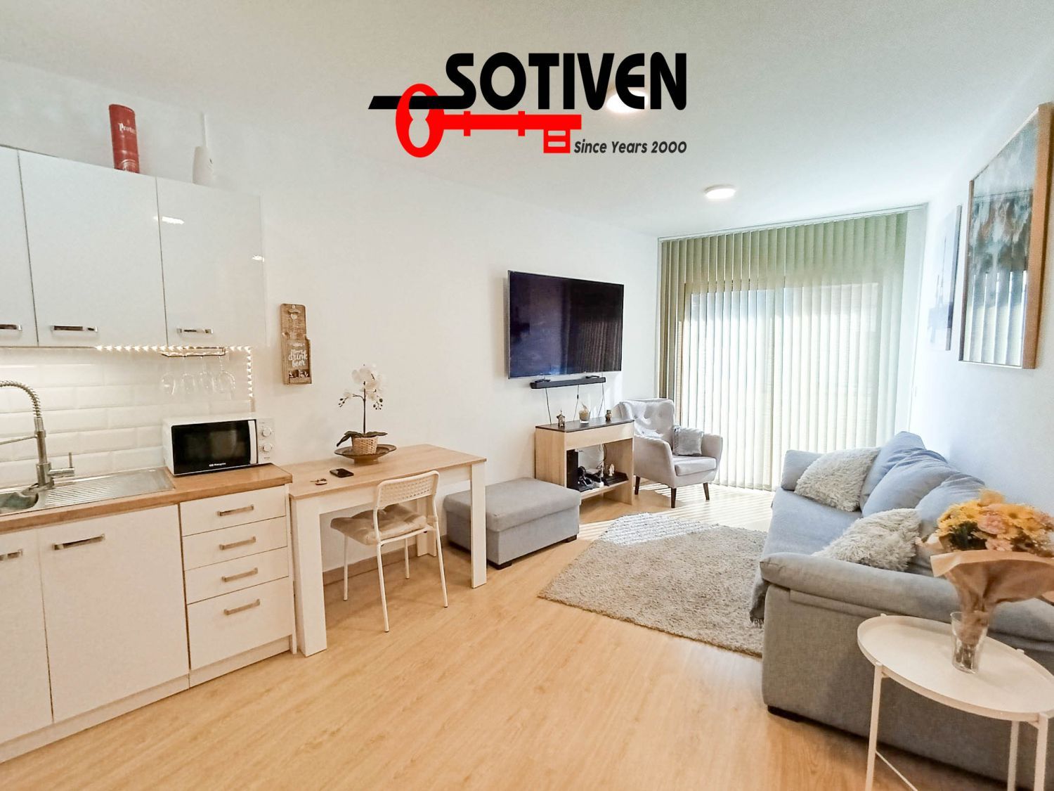 Sala d'estar de Apartament en venda en Arona amb Terrassa i Traster