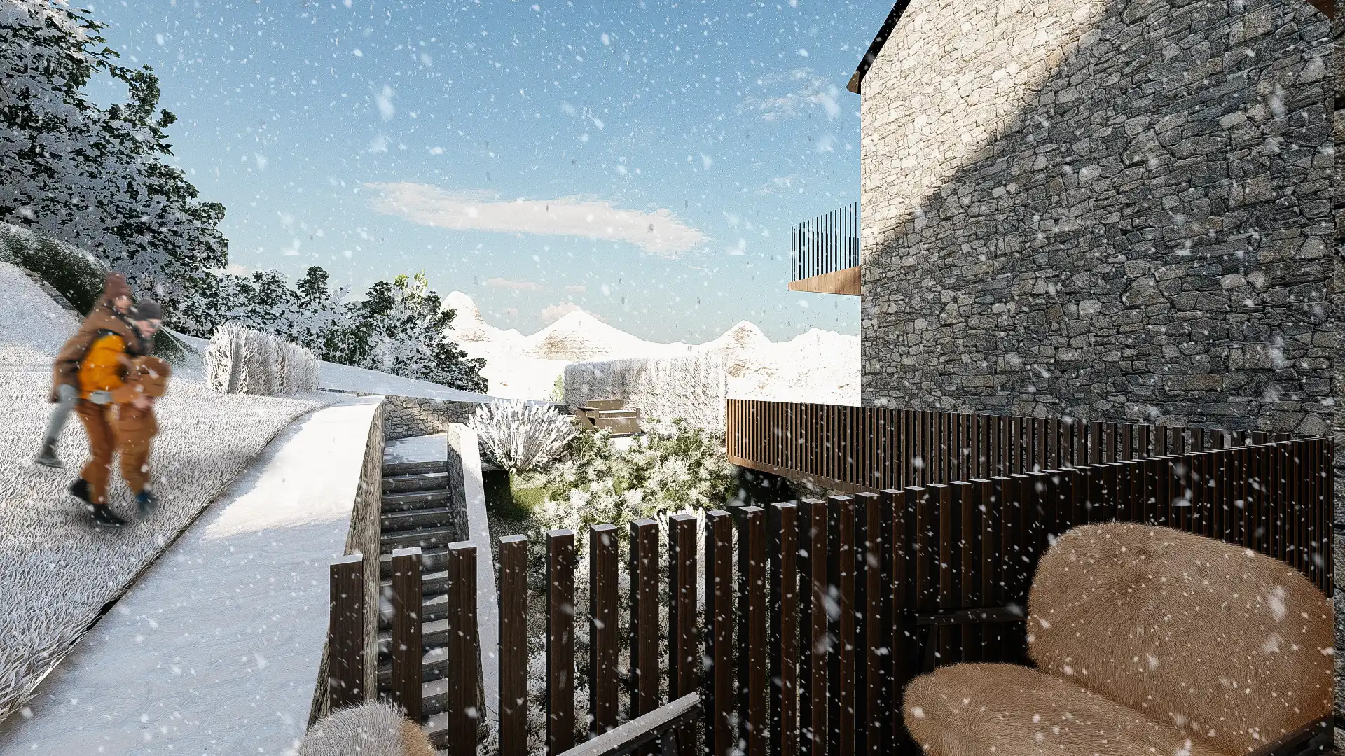 Terraza de Casa adosada en venta en Sallent de Gállego con Calefacción, Jardín privado y Terraza