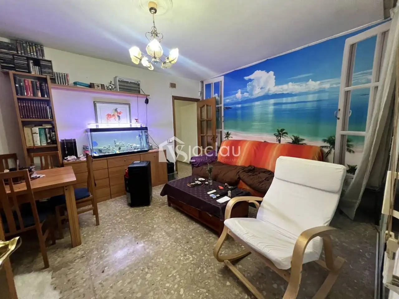 Sala de estar de Casa o chalet en venta en Olesa de Montserrat con Jardín privado
