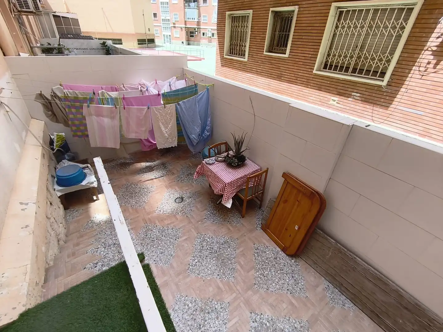 Terrasse von Wohnungen zur Miete in Cartagena mit Klimaanlage, Heizung und Möbliert