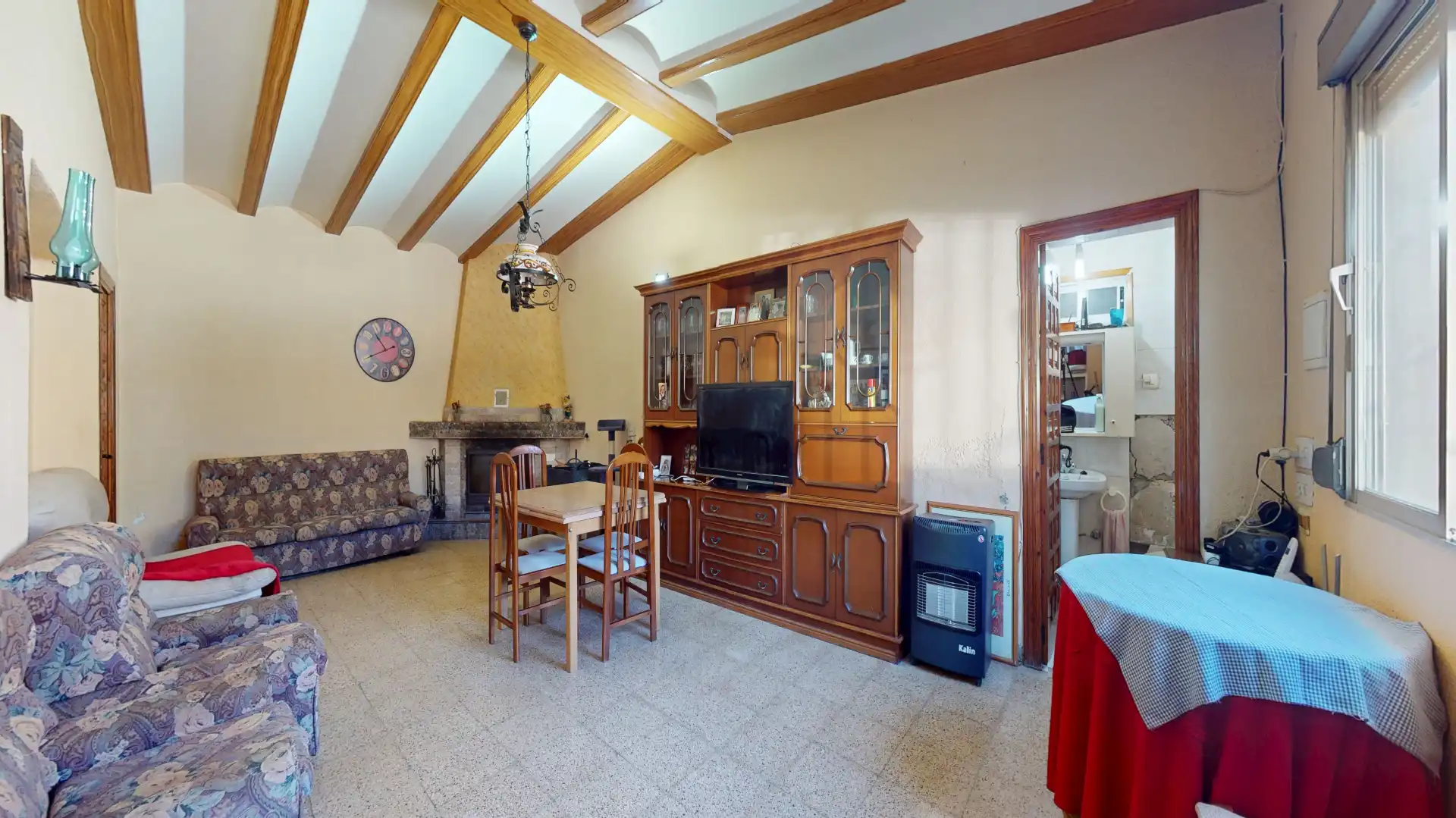 Sala de estar de Casa o chalet en venta en Petrer con Jardín privado y Piscina
