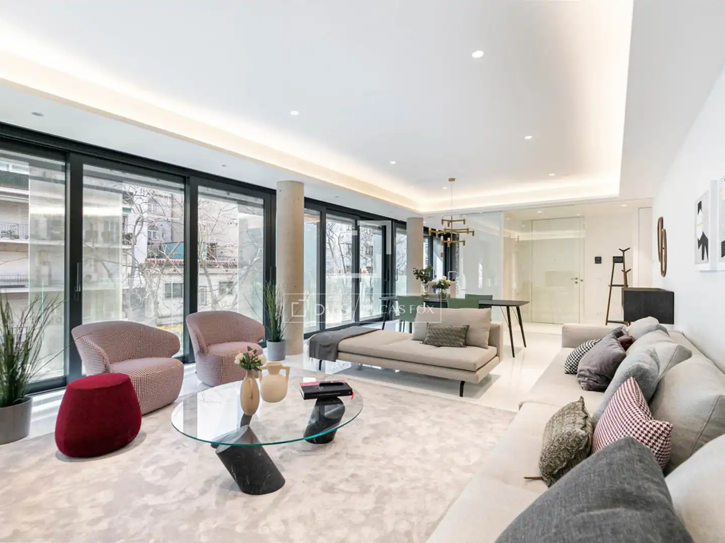 Sala d'estar de Pis en venda en Barcelona amb Aire condicionat, Calefacció i Terrassa