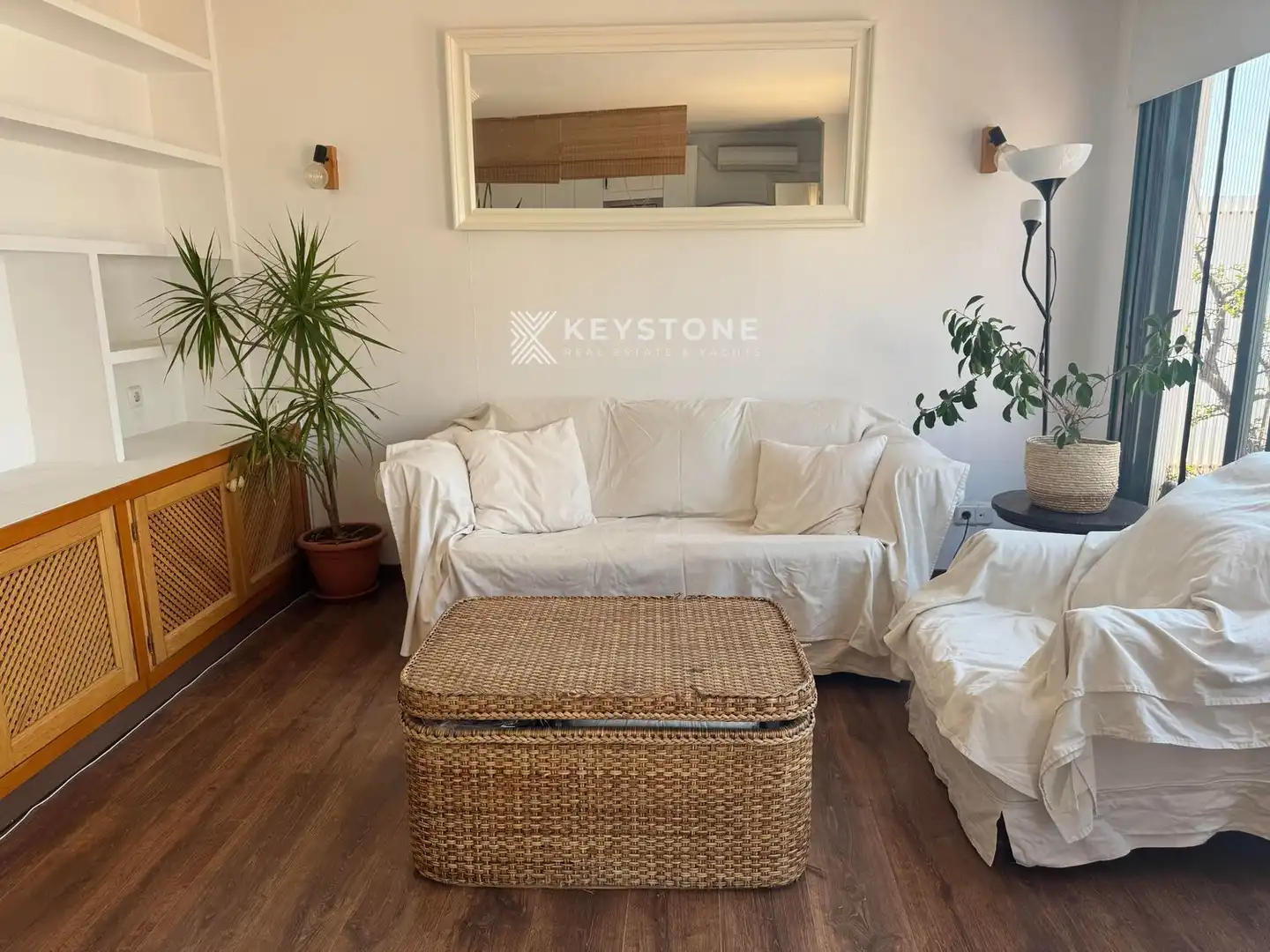 Living room of Attic for rent in  Palma de Mallorca  with Air Conditioner, Terrace and Swimming Pool