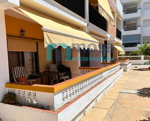 Exterior view of Apartment for sale in La Antilla  with Terrace, Storage room and Furnished