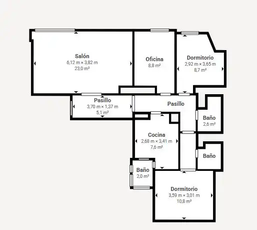 Apartamento en venta en Valencia con Aire acondicionado