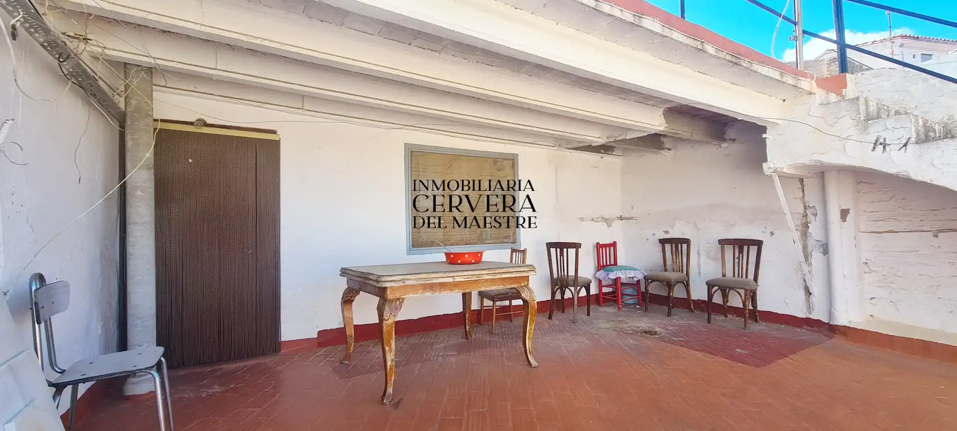 Vista exterior de Casa adosada en venta en Cervera del Maestre