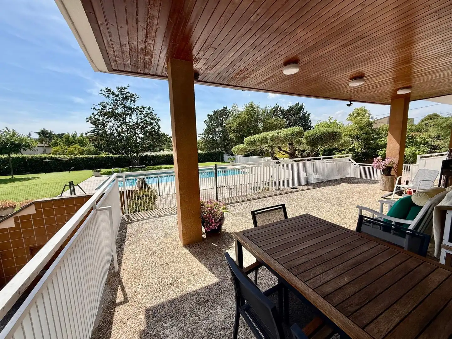 Terraza de Casa o chalet en venta en La Torre de Claramunt con Aire acondicionado, Calefacción y Jardín privado
