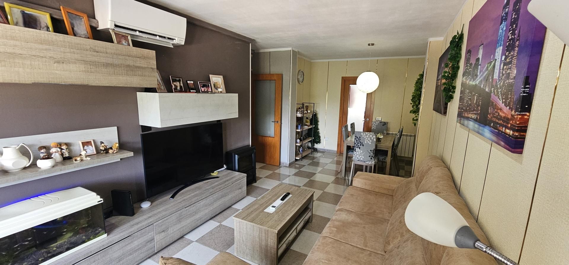 Living room of Flat for sale in Tordera  with Air Conditioner, Terrace and Balcony
