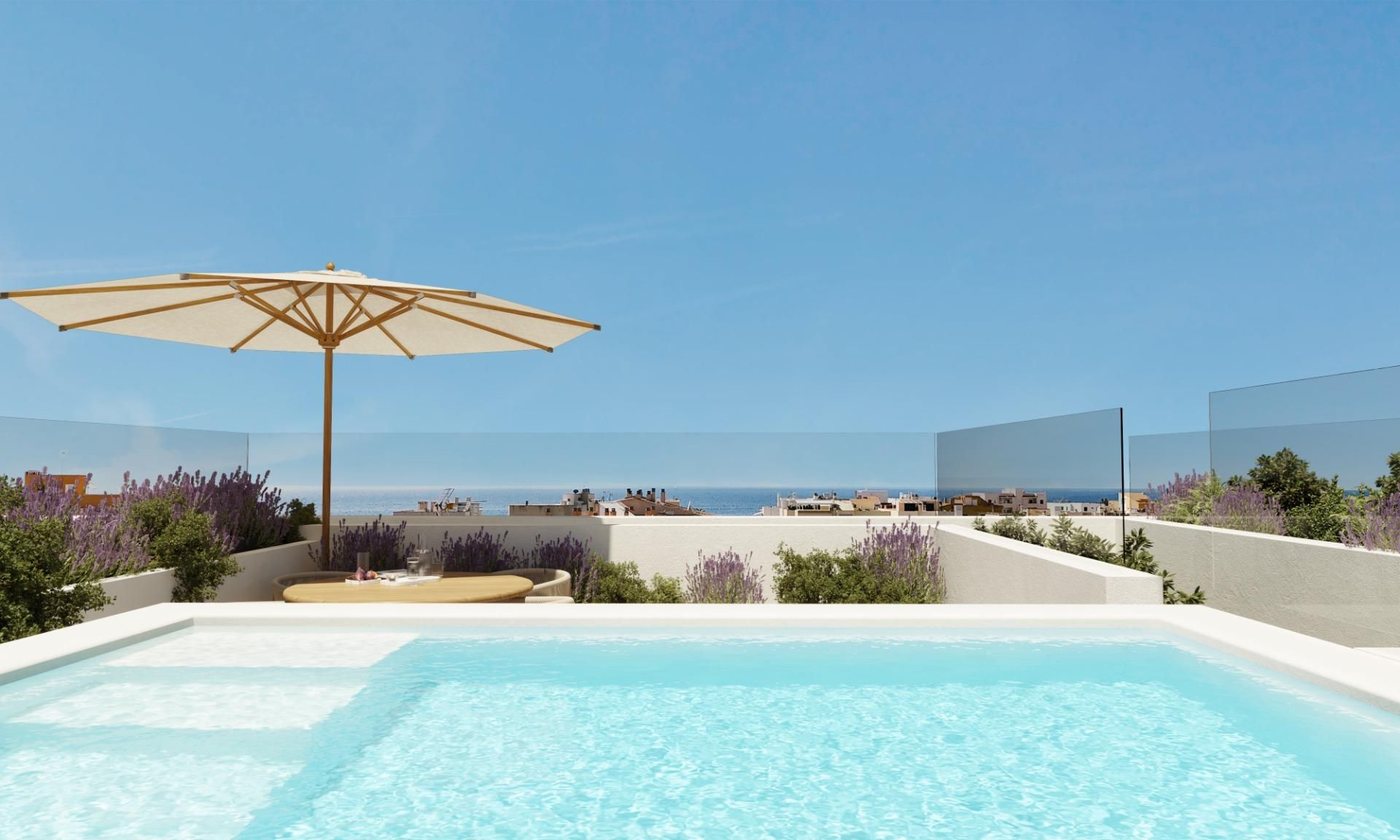 Piscina de Àtic en venda en Ses Salines amb Terrassa
