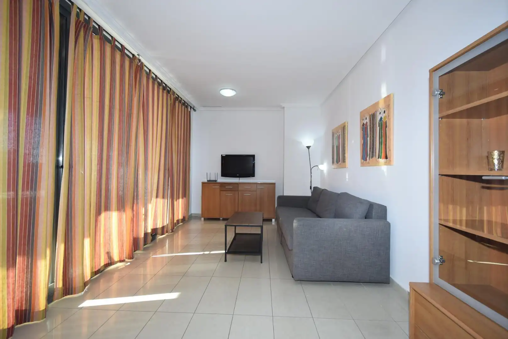 Sala de estar de Apartamento en venta en Benidorm con Aire acondicionado, Calefacción y Jardín privado
