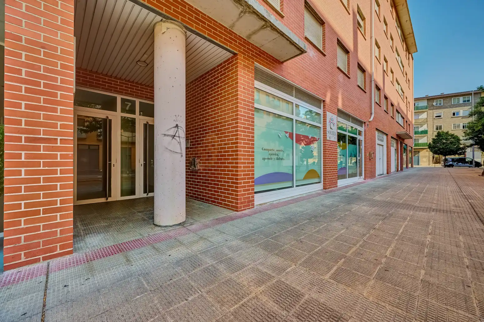 Vista exterior de Piso en venta en Ansoáin / Antsoain con Calefacción, Parquet y Trastero