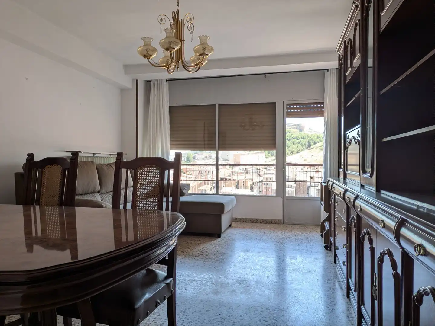 Living room of Flat for sale in Monzón  with Heating, Terrace and Storage room