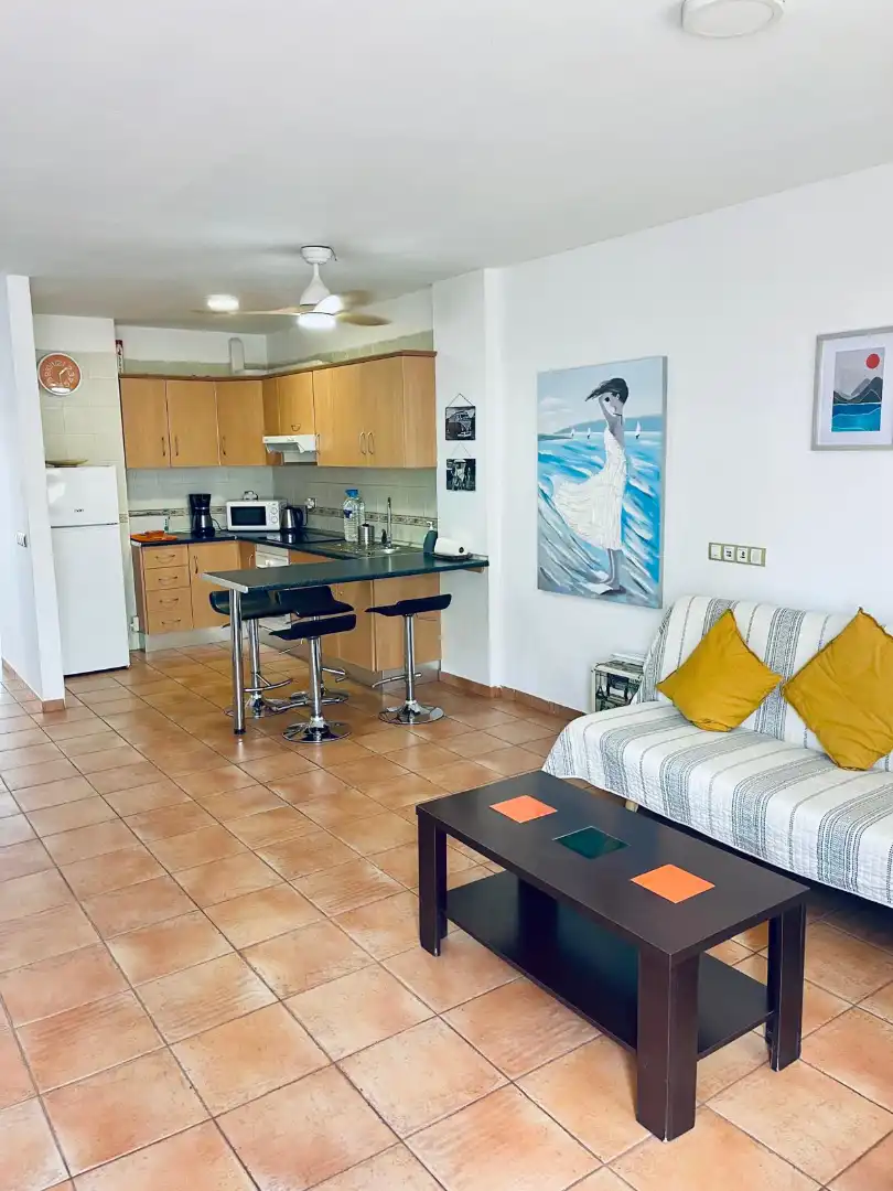 Sala de estar de Apartamento en venta en San Sebastián de la Gomera con Trastero, Amueblado y Lavadora