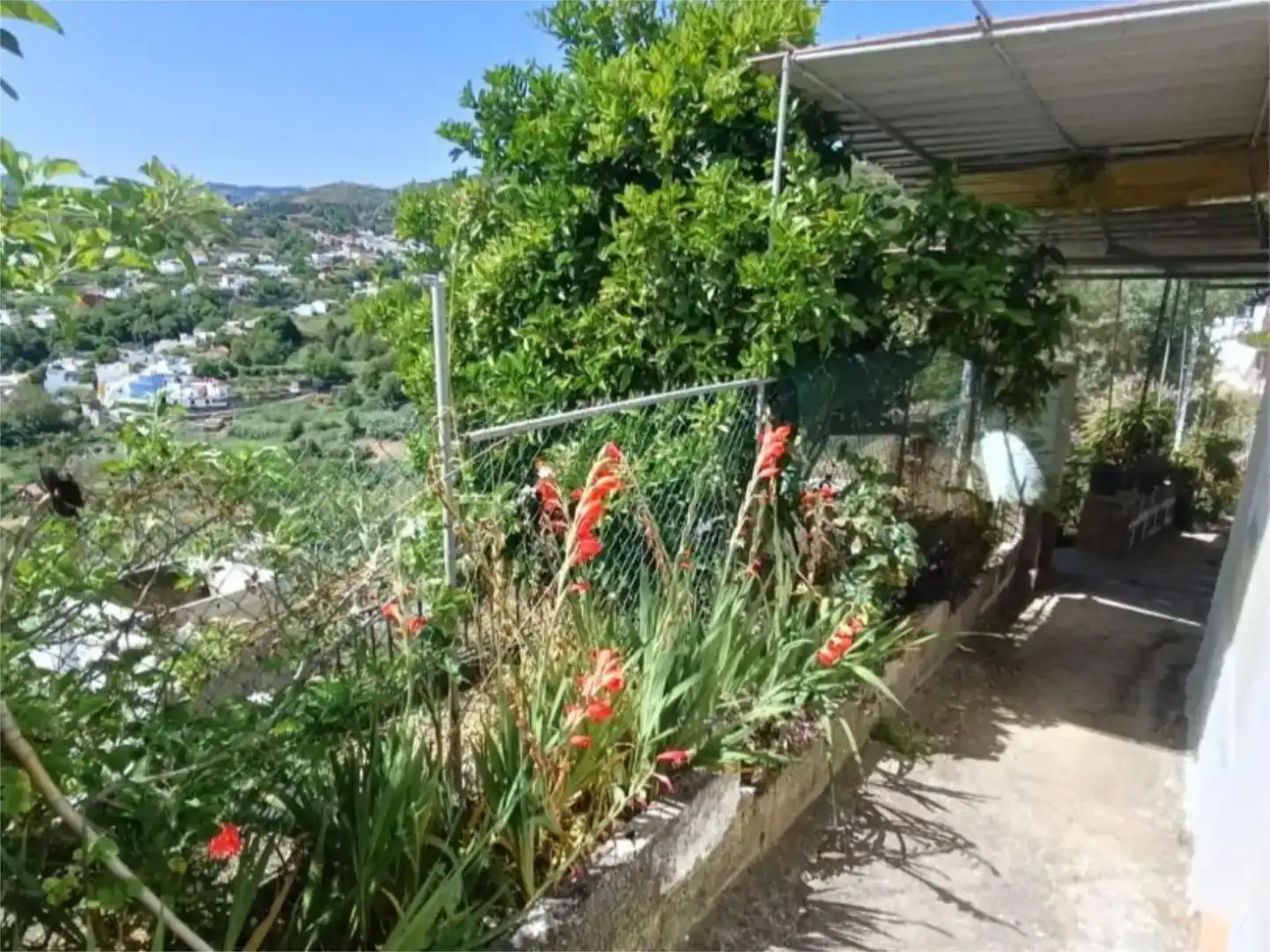 Vista exterior de Casa adosada en venta en Valleseco con Jardín privado y Balcón