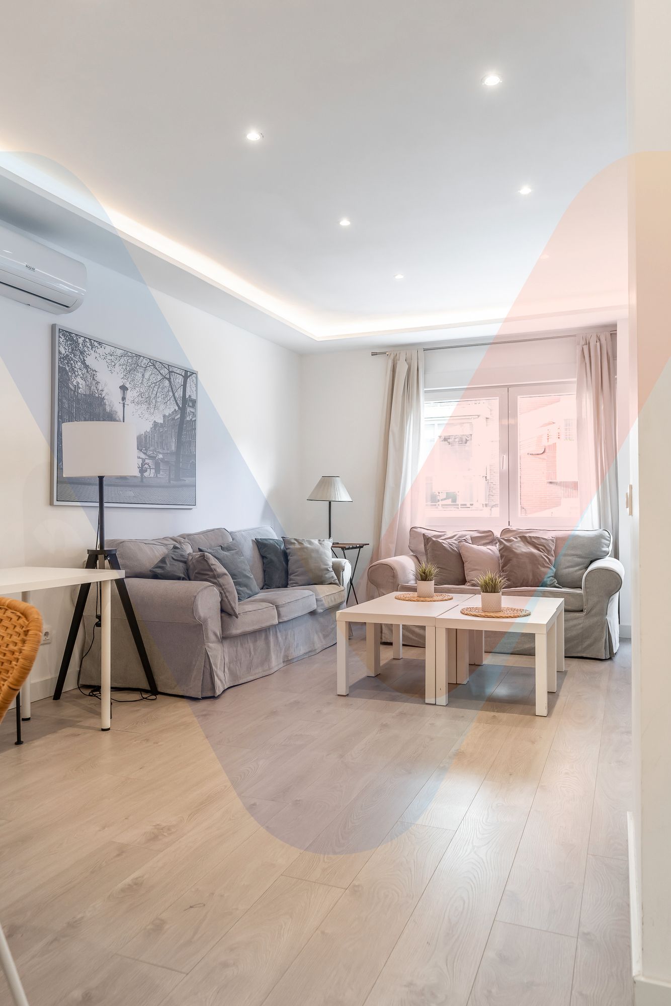 Sala d'estar de Pis en venda en  Madrid Capital amb Calefacció