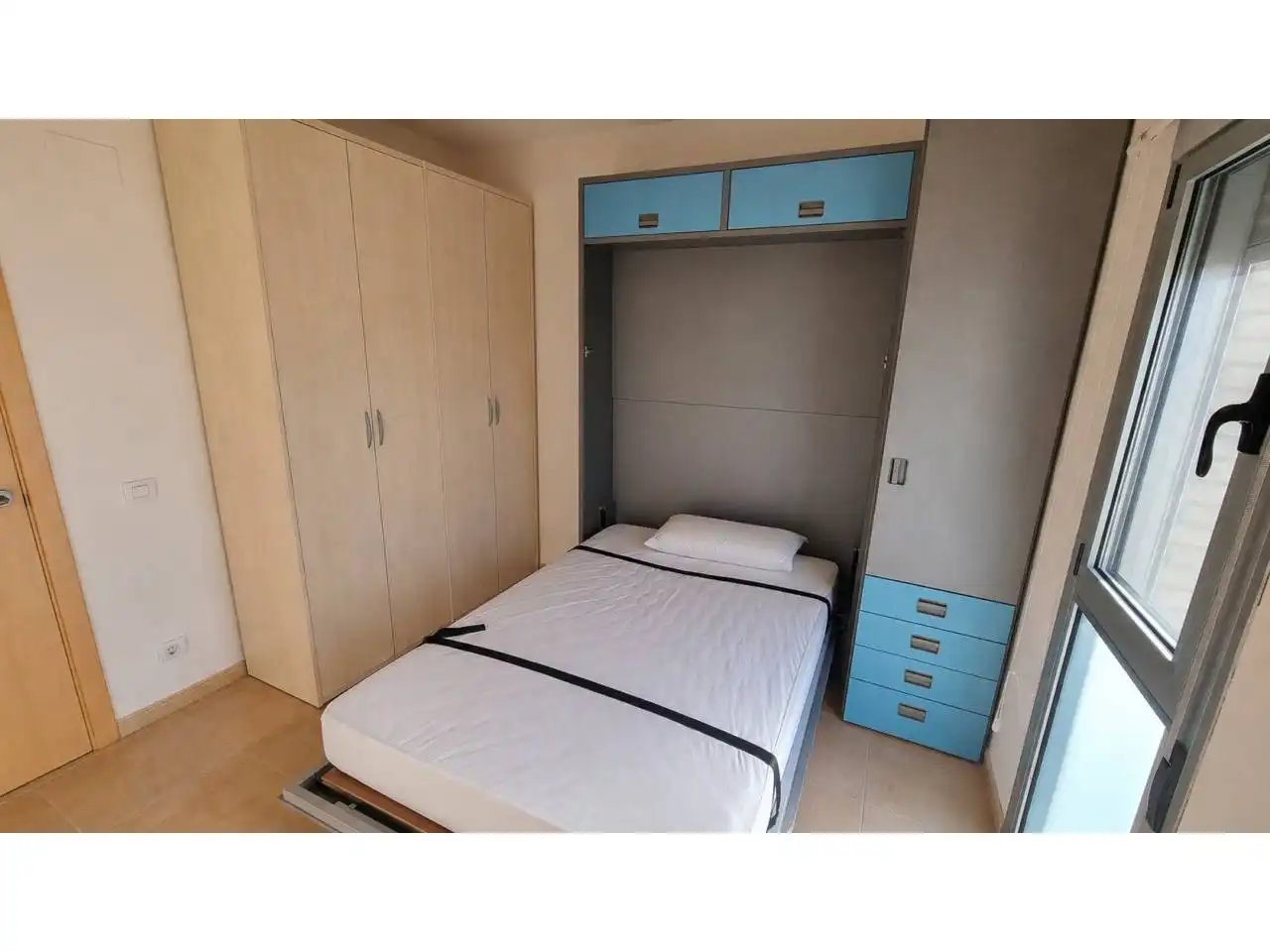 Bedroom of Flat for sale in L'Ampolla  with Air Conditioner, Heating and Balcony