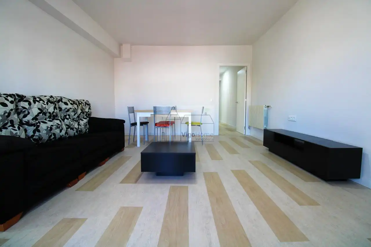 Wohnzimmer von Wohnung zur Miete in Vigo  mit Heizung, Terrasse und Möbliert