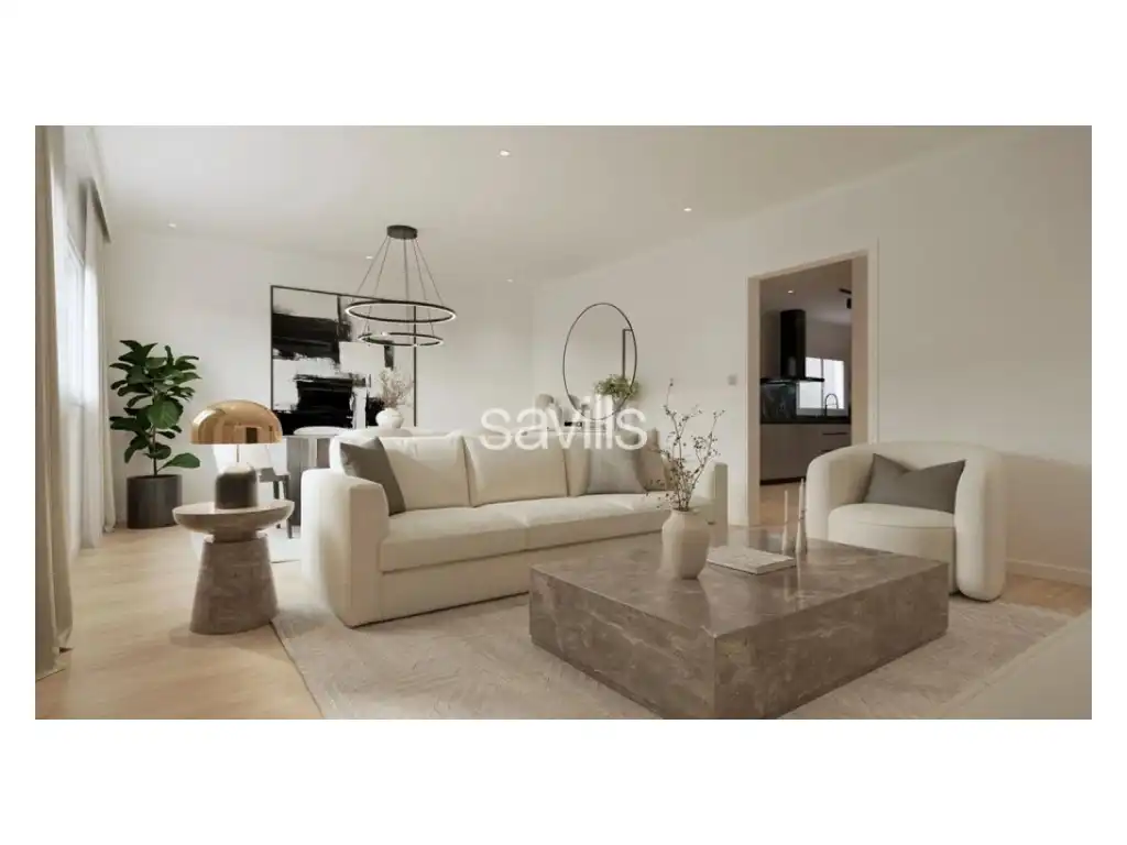 Sala d'estar de Apartament en venda en Sarrià - Sant Gervasi