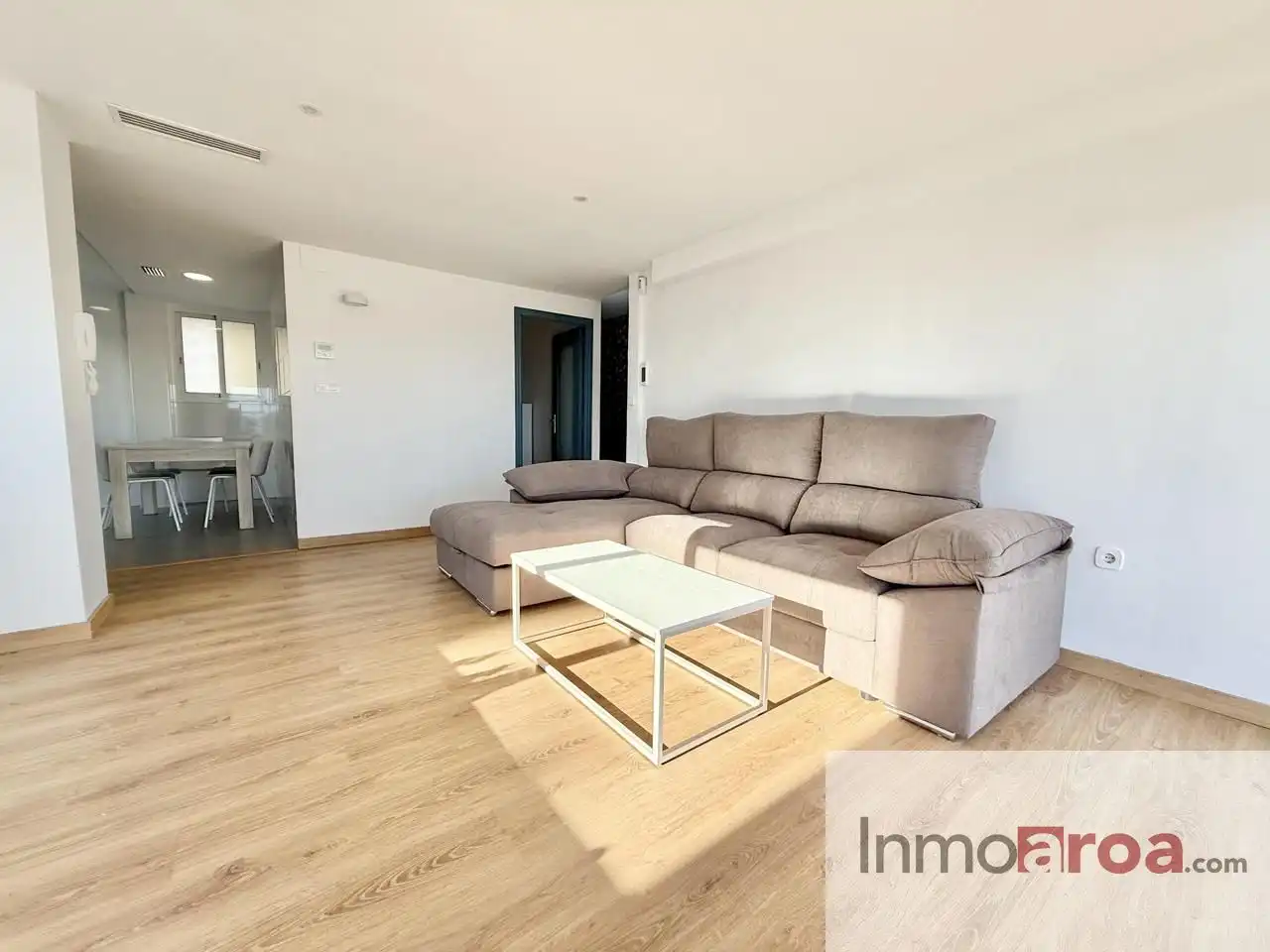Sala d'estar de Pis de lloguer en La Pobla de Farnals amb Aire condicionat, Calefacció i Terrassa