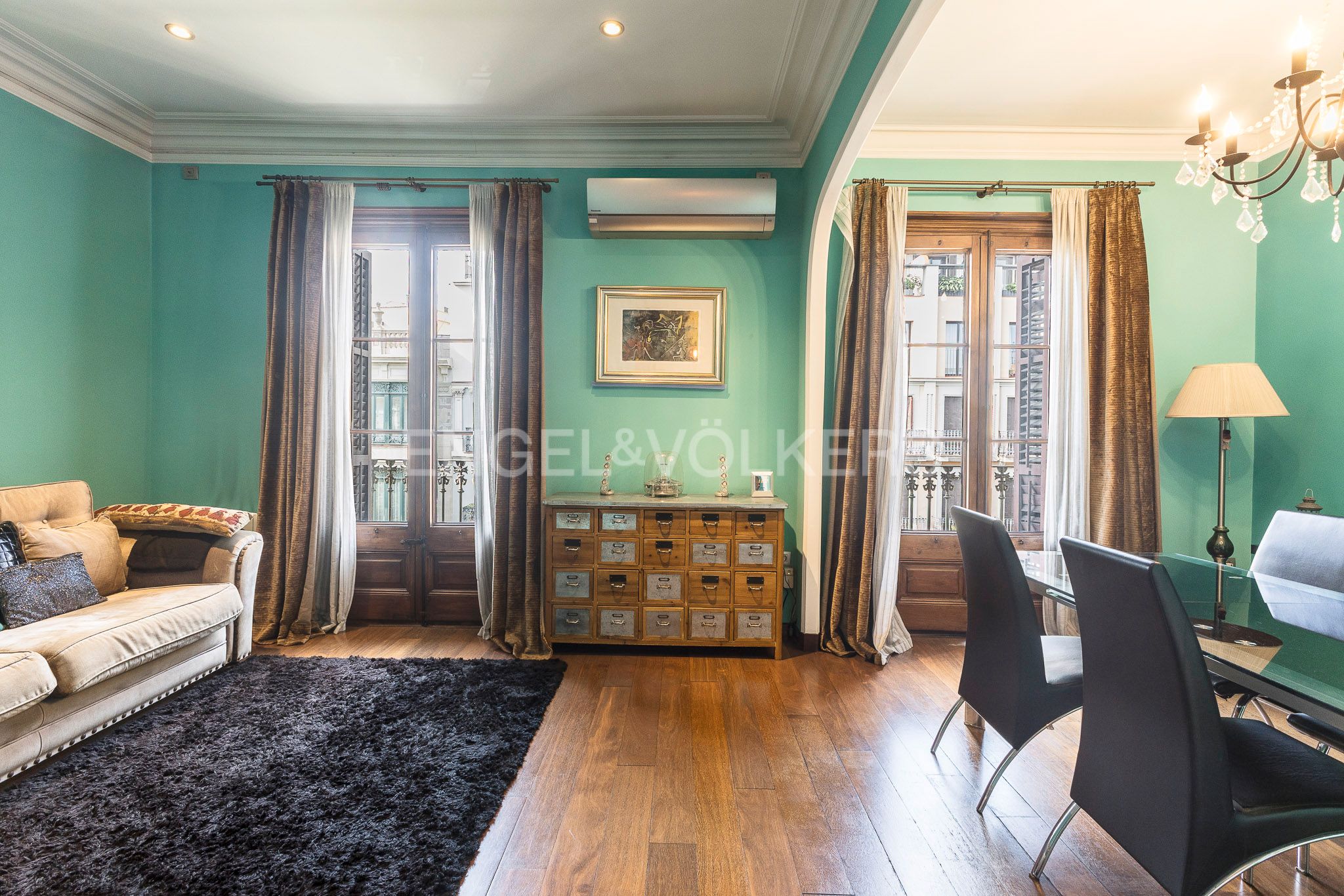 Vista exterior de Apartamento en venta en  Barcelona Capital con Aire acondicionado, Calefacción y Parquet