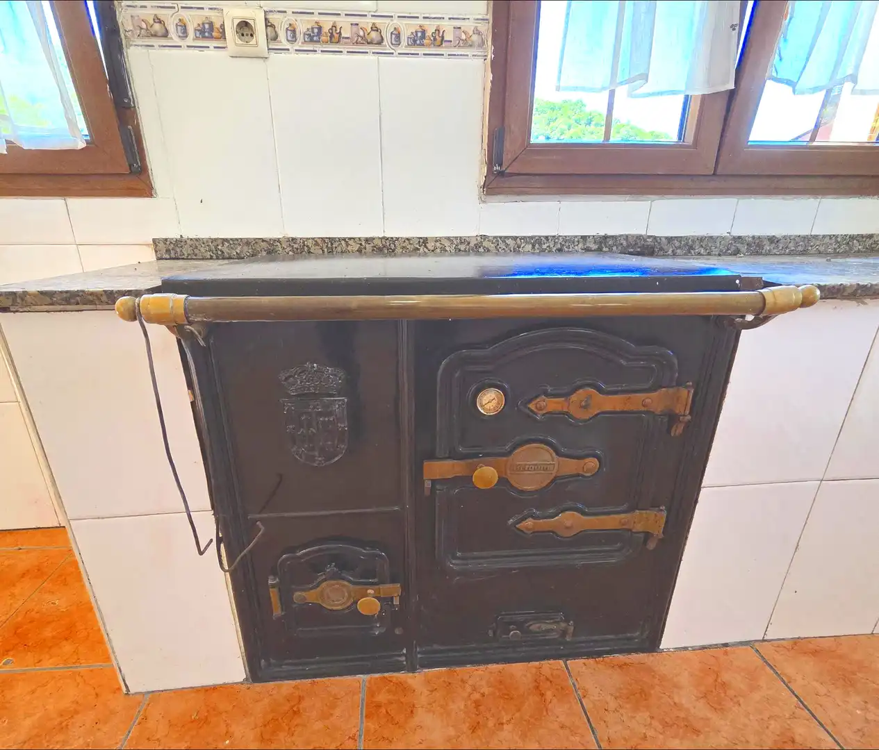 Cocina de Casa o chalet en venta en Aller con Jardín privado y Terraza