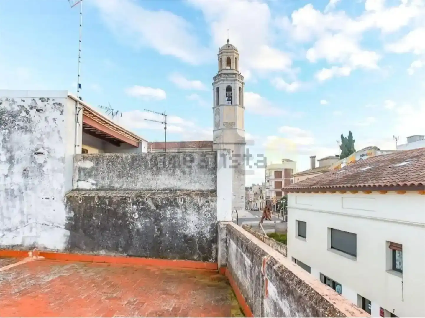 Vista exterior de Casa o xalet en venda en Cubelles amb Balcó