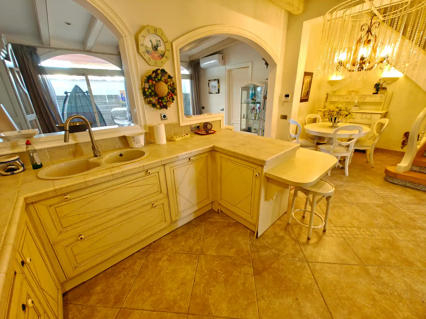 Cocina de Casa o chalet en venta en Premià de Mar con Aire acondicionado, Calefacción y Parquet