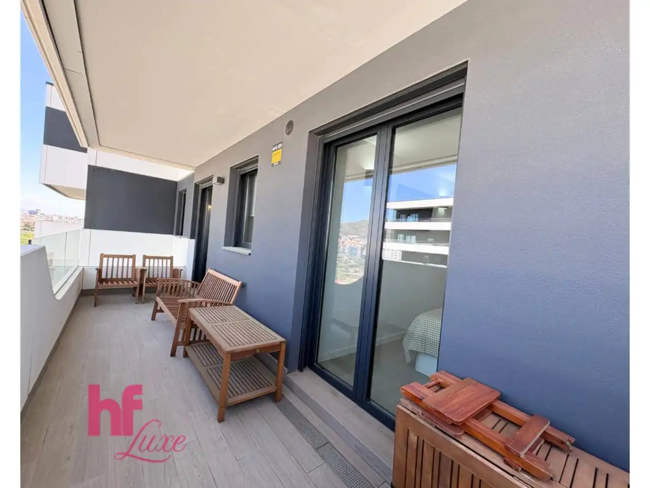 Terrasse von Wohnung zum Verkauf in L'Hospitalet de Llobregat mit Klimaanlage, Heizung und Terrasse