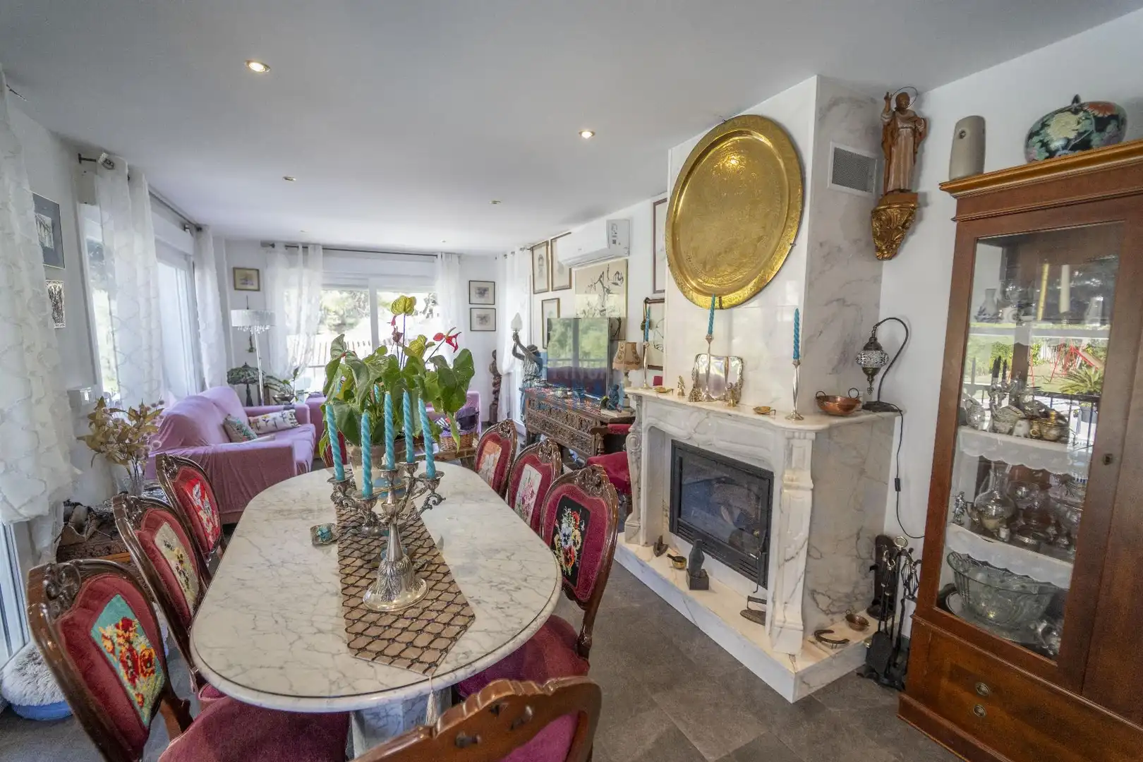Dining room of Houses for sale in El Vendrell  with Air Conditioner, Heating and Terrace