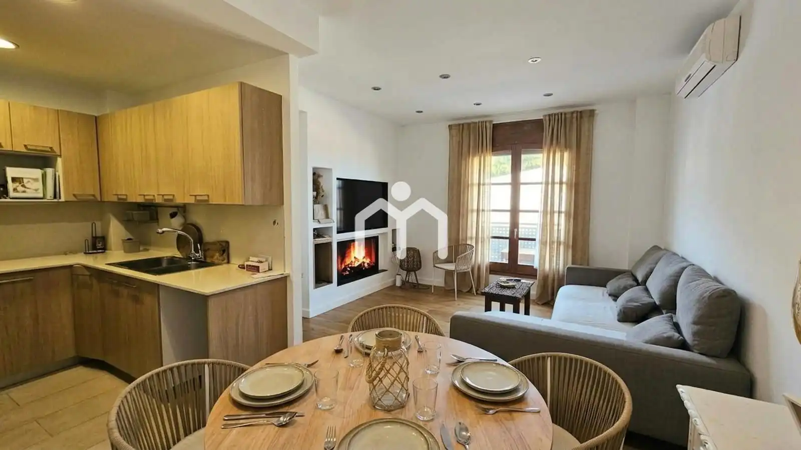 Sala de estar de Casa o chalet en venta en Premià de Dalt con Aire acondicionado, Calefacción y Parquet