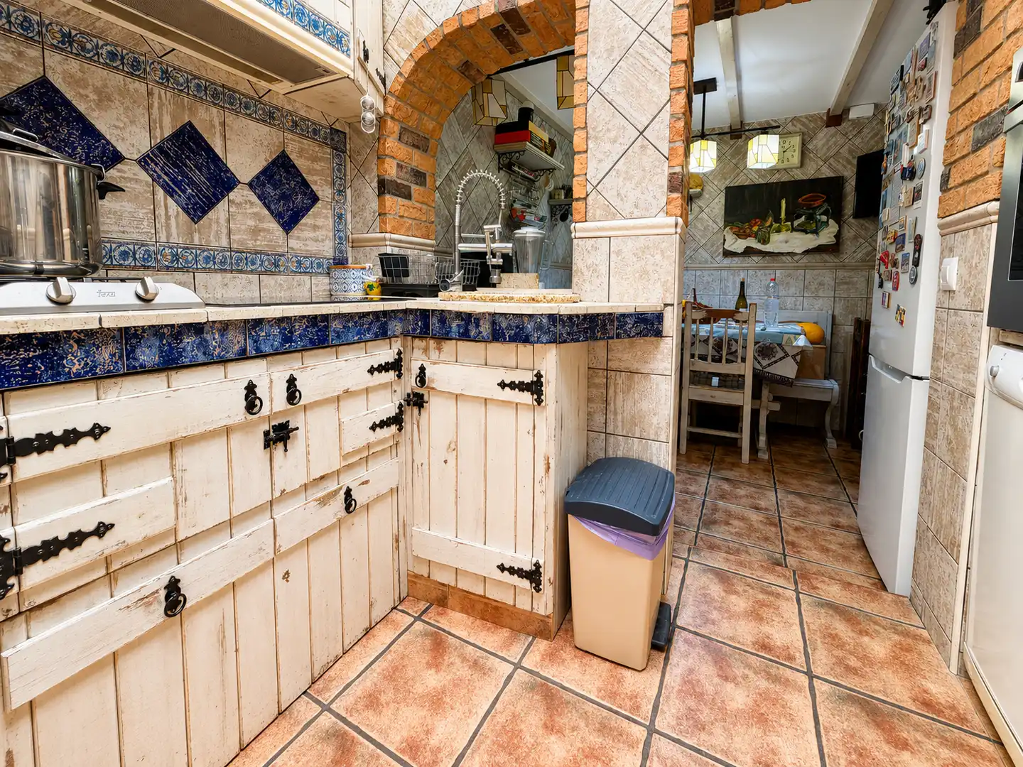 Kitchen of Houses for sale in Málaga  with Air Conditioner, Heating and Terrace