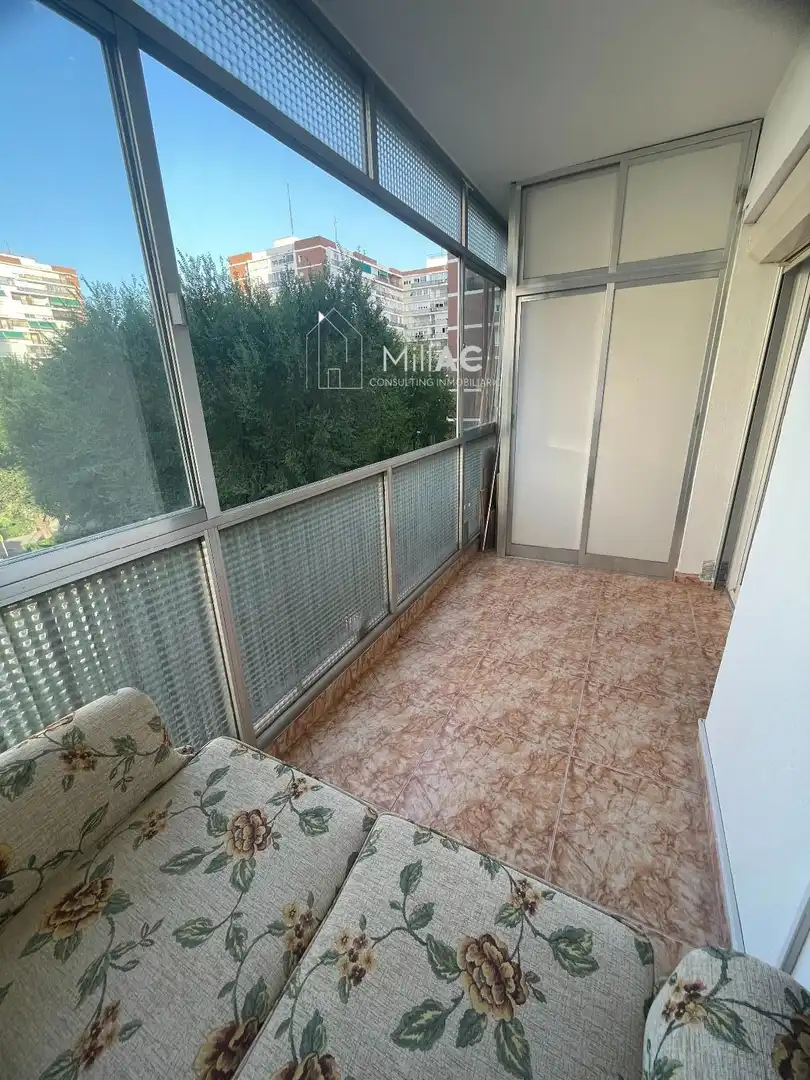 Terraza de Piso de alquiler en Madrid con Terraza y Amueblado