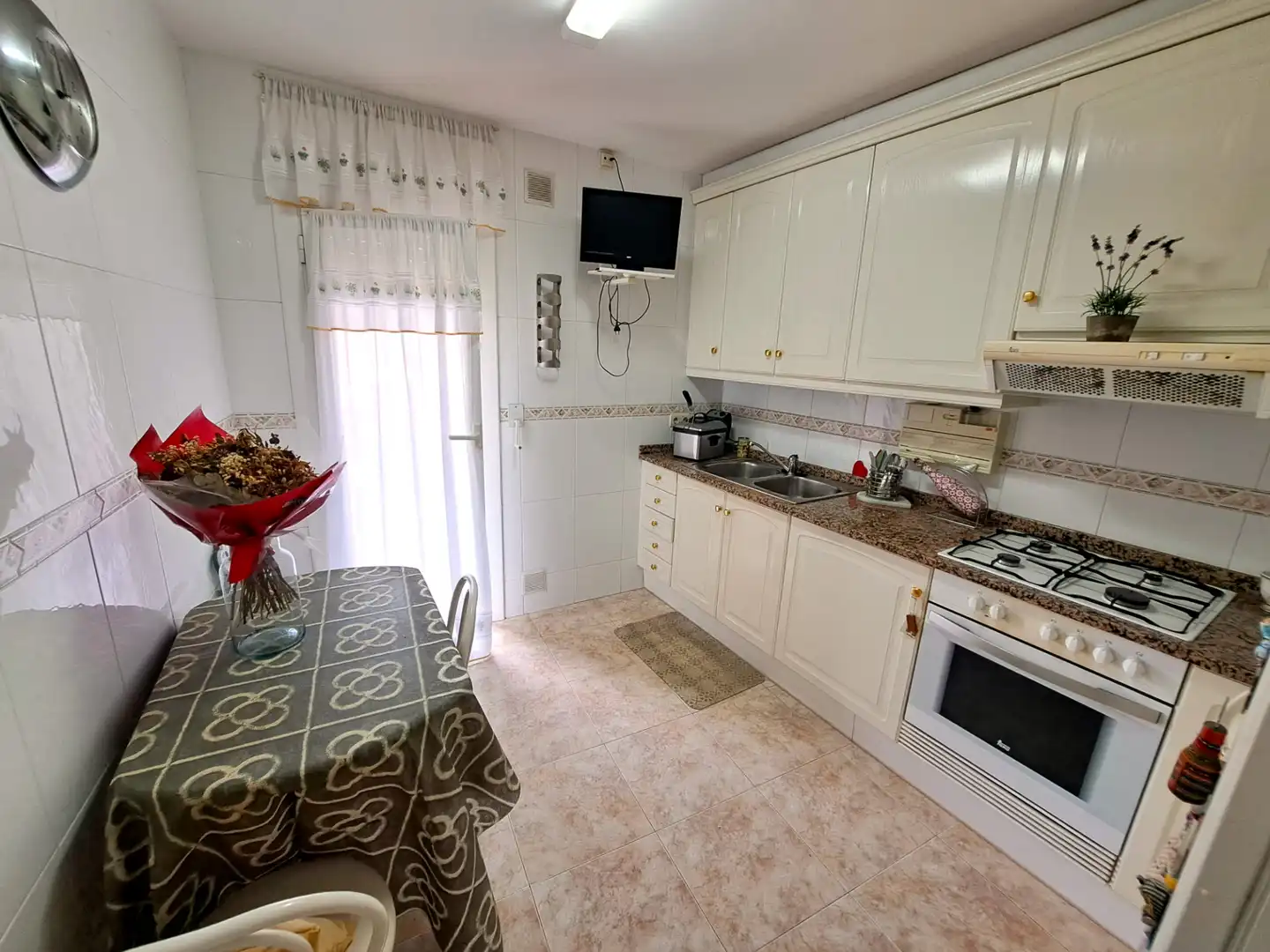 Kitchen of Flat for sale in Mataró  with Heating, Oven and Balcony