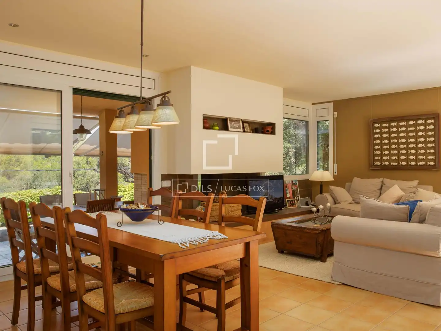 Sala de estar de Casa o chalet en venta en Palafrugell con Calefacción, Jardín privado y Terraza