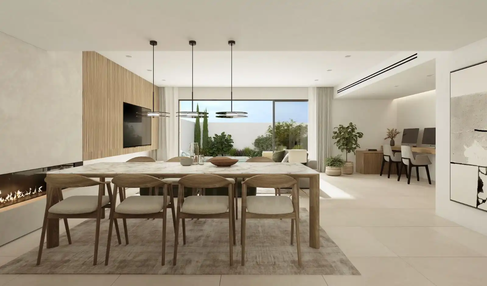 Comedor de Casa adosada en venta en Alcúdia con Aire acondicionado, Calefacción y Terraza