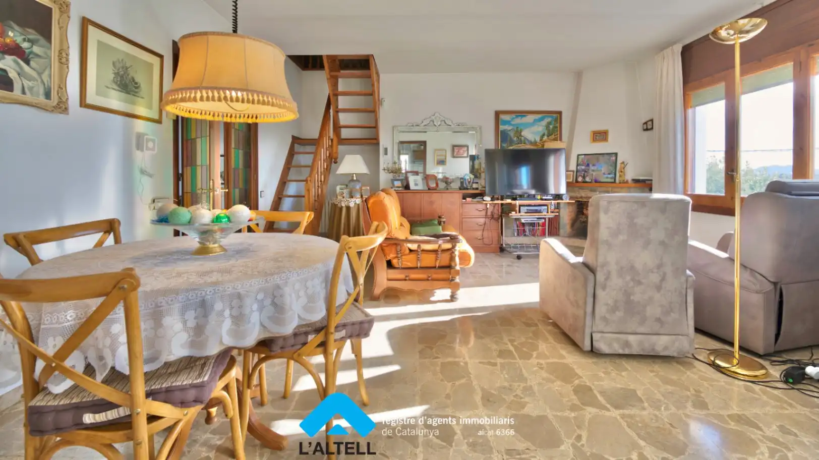 Wohnzimmer von Haus oder Chalet zum Verkauf in L'Ametlla del Vallès mit Heizung, Privatgarten und Terrasse
