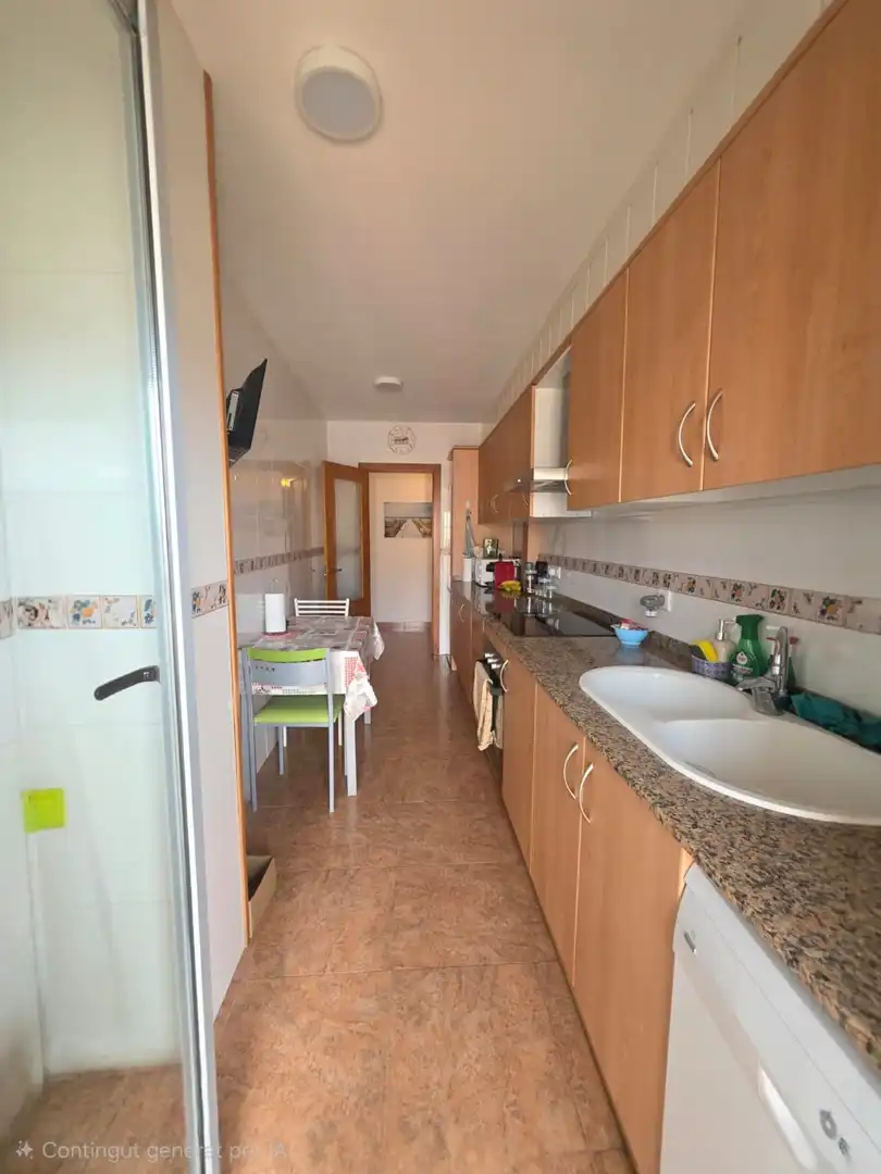 Kitchen of Flat for sale in Deltebre  with Air Conditioner and Furnished