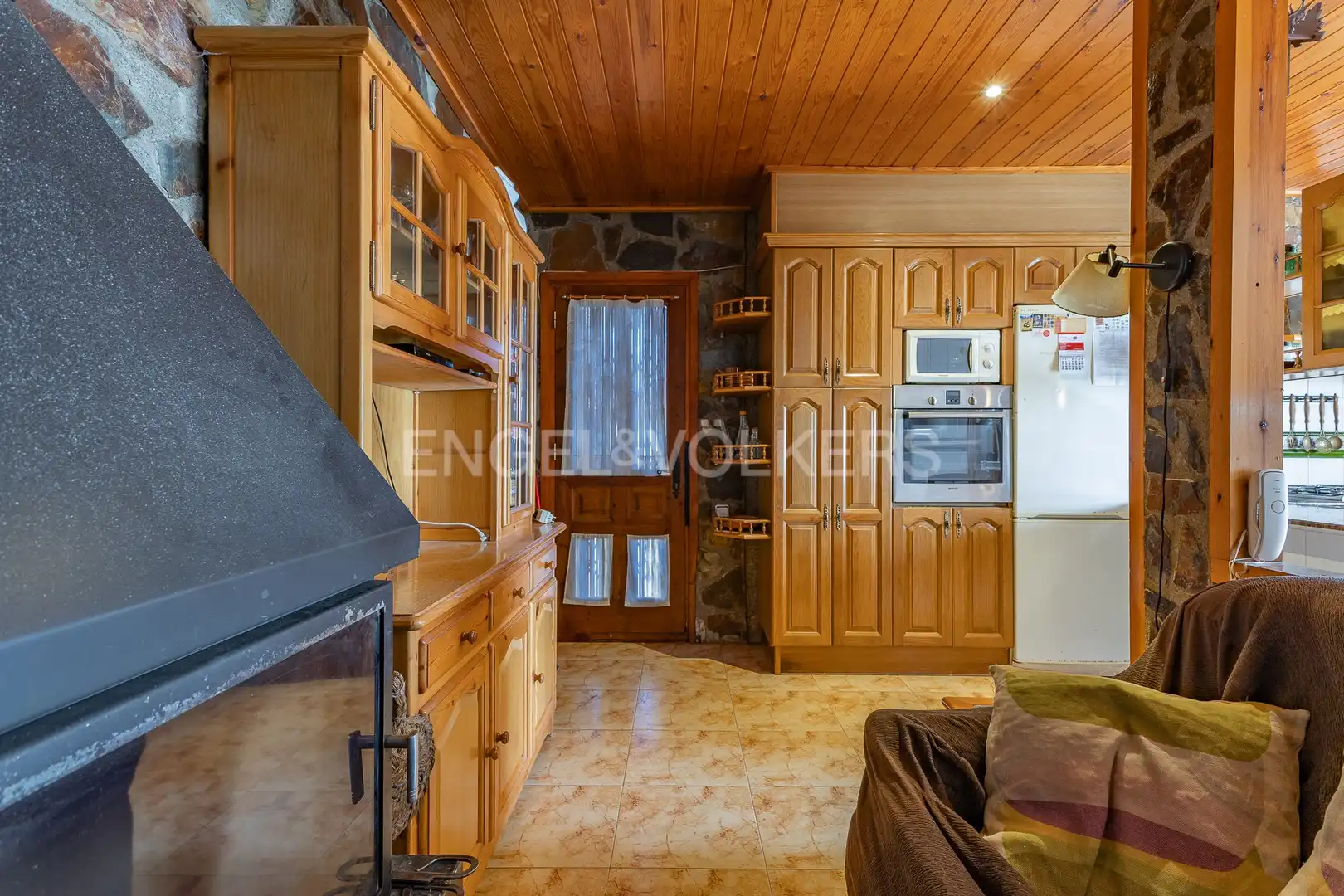 Cocina de Finca rústica en venta en Fonollosa con Calefacción, Jardín privado y Terraza