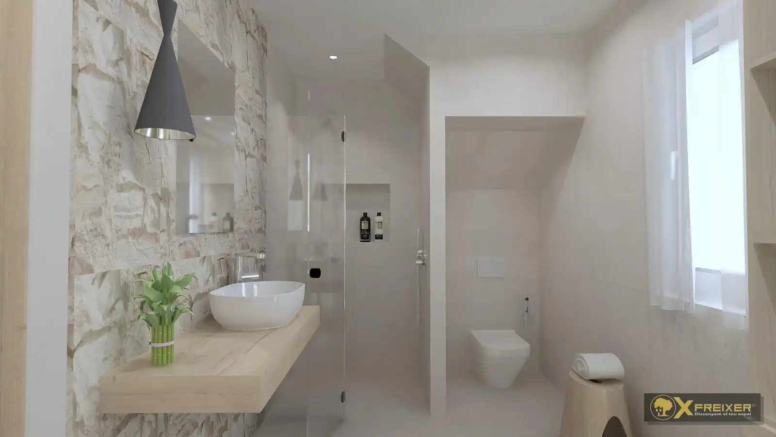 Baño de Casa o chalet en venta en Sant Cebrià de Vallalta con Aire acondicionado, Calefacción y Jardín privado